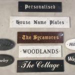example name plates including Woodlands name plate